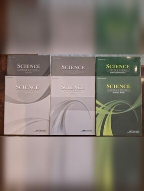New: Abeka 7th Grade Science: Order & Design - 6 Books (Keys + Student Book)
